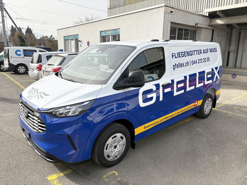 Gfellex Firmenfahrzeug Aussendient